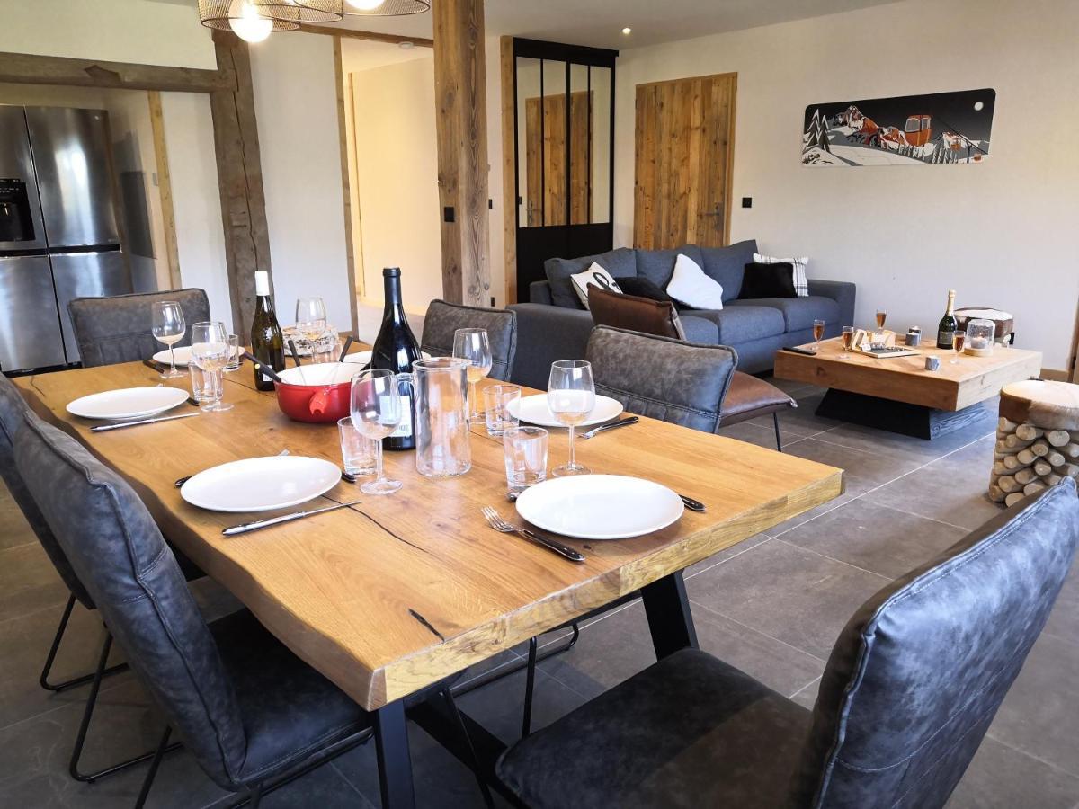 Samoëns Chez Lucienne, Jacuzzi Et Sauna מראה חיצוני תמונה